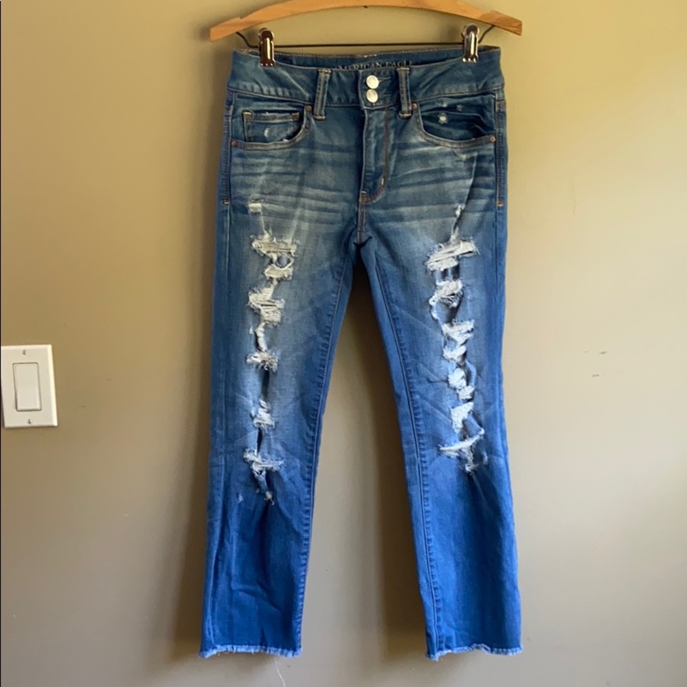 AEO Artist Crop Jean